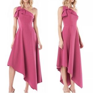 Kay Unger one shoulder dress